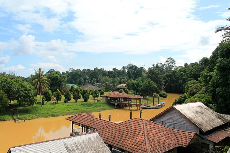 The Niah Caves park headquarters near Miri, Sarawak, Malaysia