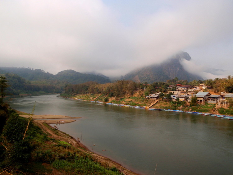 Nong Khiaw, a small town in Northern Laos