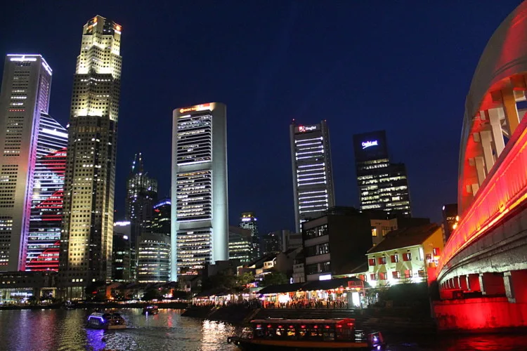 The city view at Boat Quay - Marina Bay to Robertson Quay is one of the best walks in Singapore