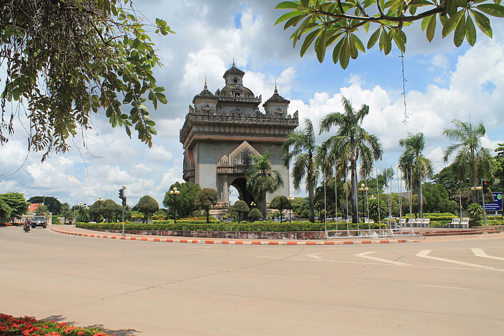 Patuxai in Vientiane, Laos