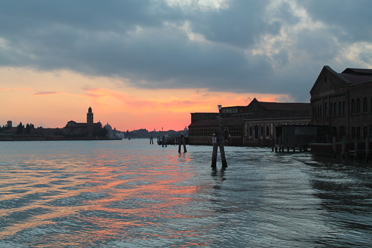 Romance in Venice - sunset in Murano