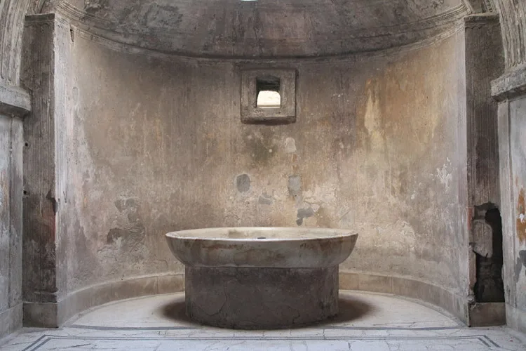 Baths in Pompeii, Italy - part of the Pompeii and Herculaneum day trip