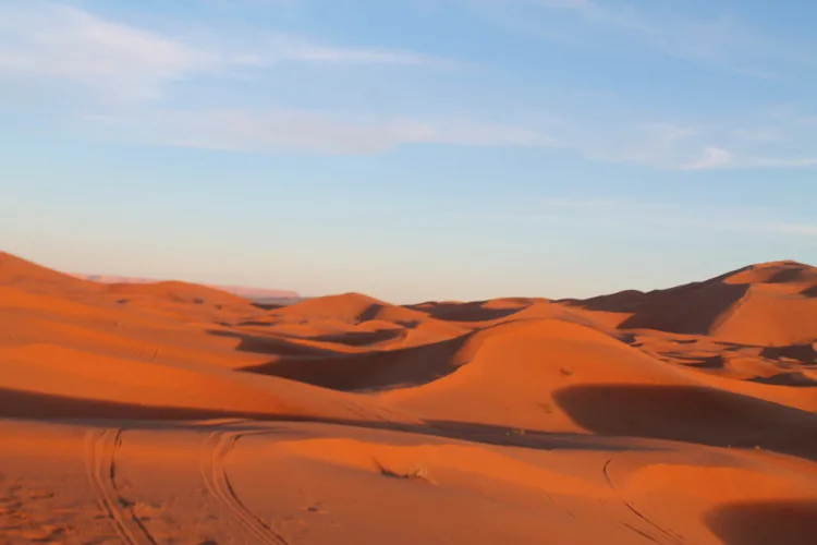 The Sahara Desert at Erg Chebbi, Morocco