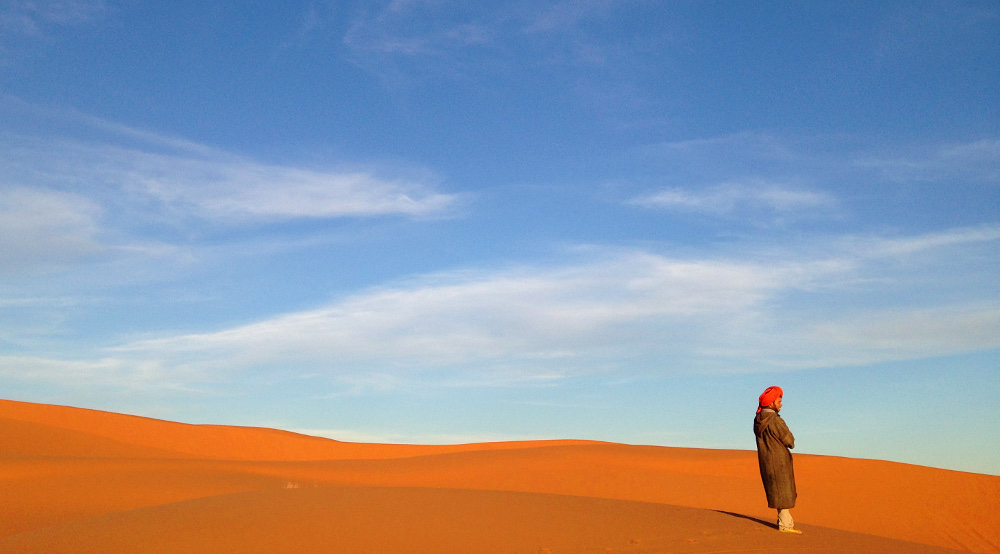A year on the road: Erg Chebbi sand dunes Morocco