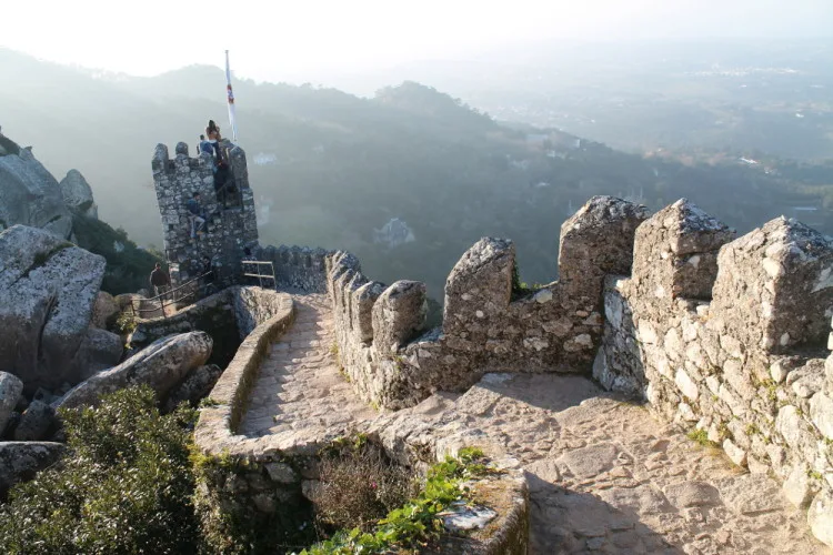 Castle of the Moors - the end of our day trip to Sintra, Portugal