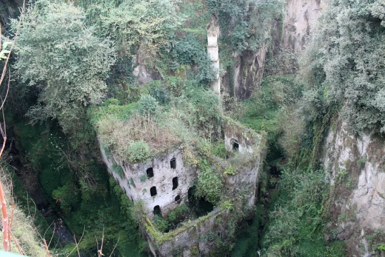 The old mill in Sorrento - seen on day trips to the Amalfi Coast