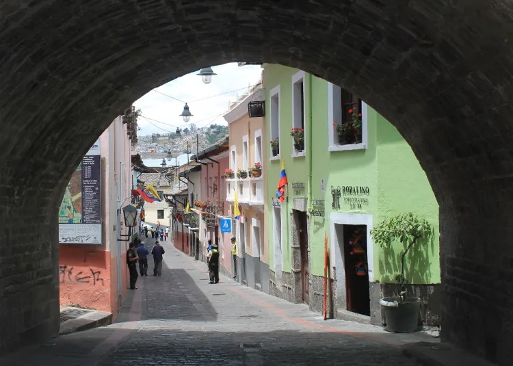 Quito old town, Ecuador: La Ronda