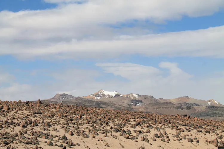 The 2 day Colca Canyon Trek, Peru: Volcano viewpoint near Arequipa