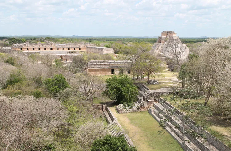 Uxmal from above