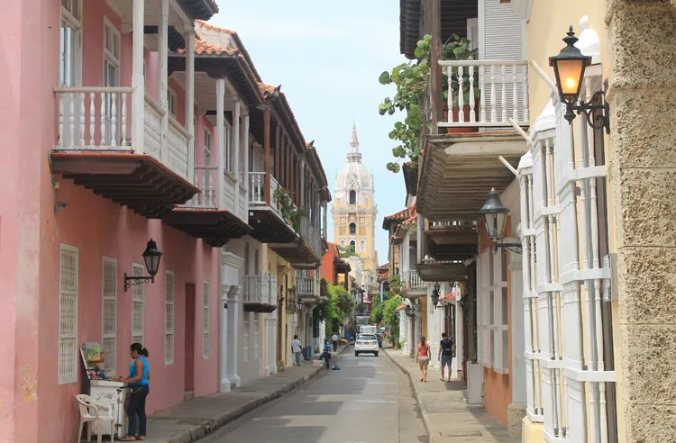 Behind the City Walls of Cartagena, Colombia