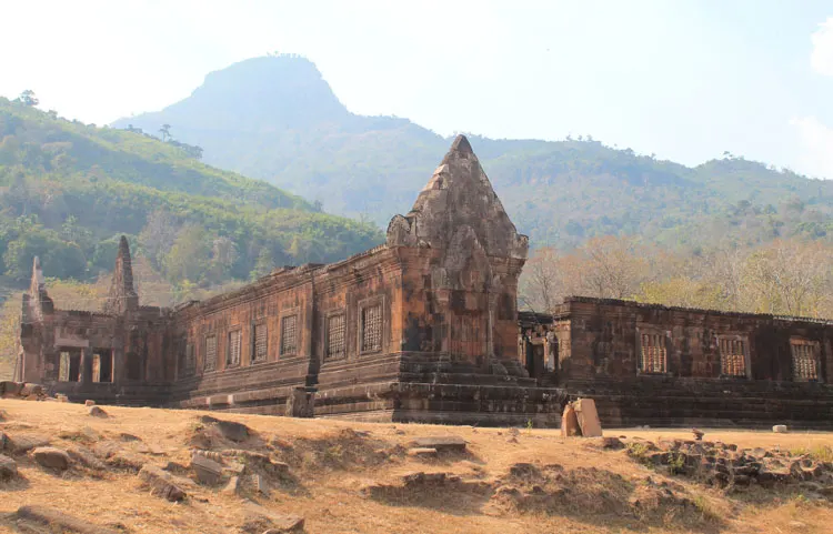 A 3 day Mekong River cruise in southern Laos -- Wat Phu ruins