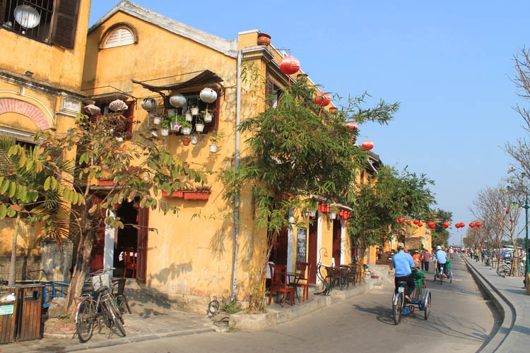 Hoi An Ancient Town, Vietnam -- local bicycle taxis