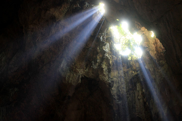 A cave at the Marble Mountains, Da Nang, Vietnam