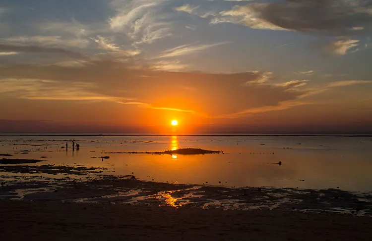 Sunset at Jungut Batu, Nusa Lembongan, Indonesia