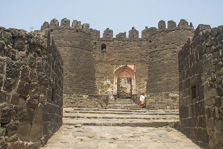 The day trip to Ellora Caves from Aurangabad, India -- Daulatabad Fort