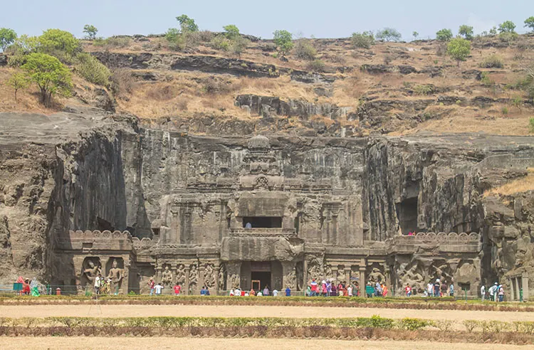 The day trip to Ellora Caves from Aurangabad, India -- Kailasa Temple